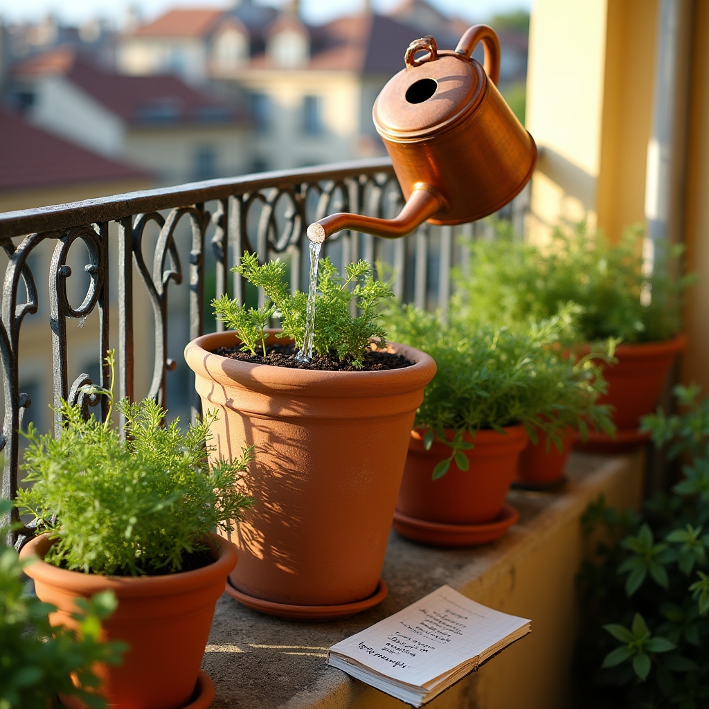 Ghid de irigare eficientă pe balcon în vara românească